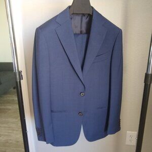 Napoli Blue Houndstooth Suit Supply suit, size 34